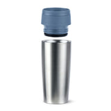 EMSA Travel Mug ECO Isolierbecher, 360ml Edelstahl/Blau