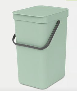 BRABANTIA Sort & Go Abfalleimer / Komposteimer, 12 Liter, verschiedene Farben