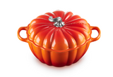 Le Creuset Signature Kürbis Bräter aus Gusseisen, Ø 24 cm, ofenrot