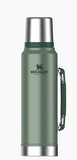 Stanley Classic Isolierflasche, Hammertone Green, verschiedene Größen