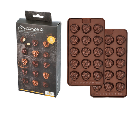 Chocolaterie Rosen-Pralinenformen-Set, BPA frei