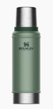 Stanley Classic Isolierflasche, Hammertone Green, verschiedene Größen