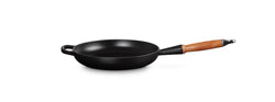 Le Creuset Bratpfanne mit Holzgriff, 26cm, Schwarz Matt