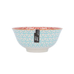 KitchenCraft Bowl, Geometric Blue