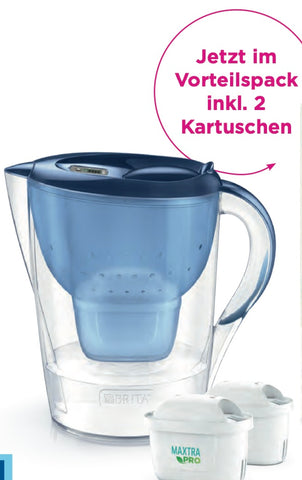 BRITA Marella XL blau/blue inkl. 2 MAXTRA PRO All-in-1