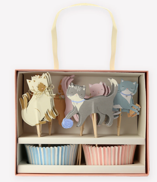 Cupcake Kit Kätzchen (12 Stück)