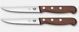 Victorinox Steakmesser Set, 2teilig, modifiziertes Ahornholz, 12 cm