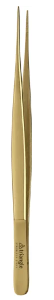 Triangle, Präzisionspinzette, gerade, 15 cm, gold