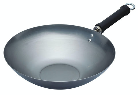 Wok, Carbonstahl, 30 cm