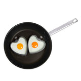 Silicone Heart Egg Shaper/Ring Set of 2